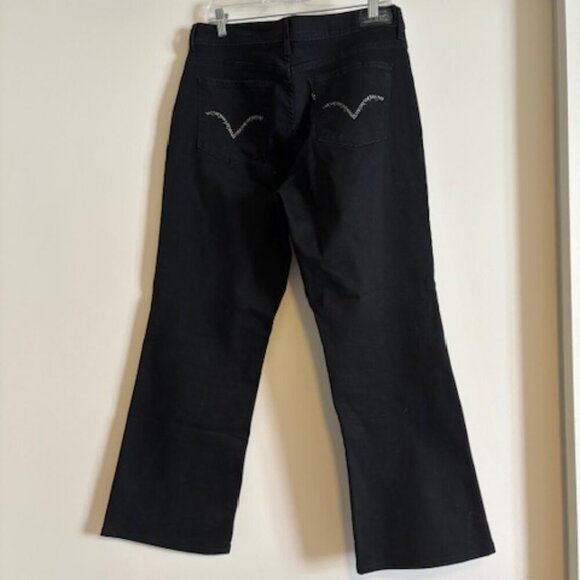 Levi's 512 "Perfectly Slimming" bootcut jeans in black size 14 - Picture 4 of 7